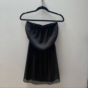 Express Black strapless dress, size XS